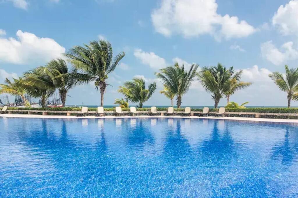 Reef Beachfront 3Bdr Apartment By Casa Paraiso Cancun Dış mekan fotoğraf